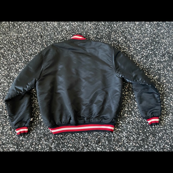 90s NBA Starter Chicago Bulls Varsity Jacket - Picture 3 of 3